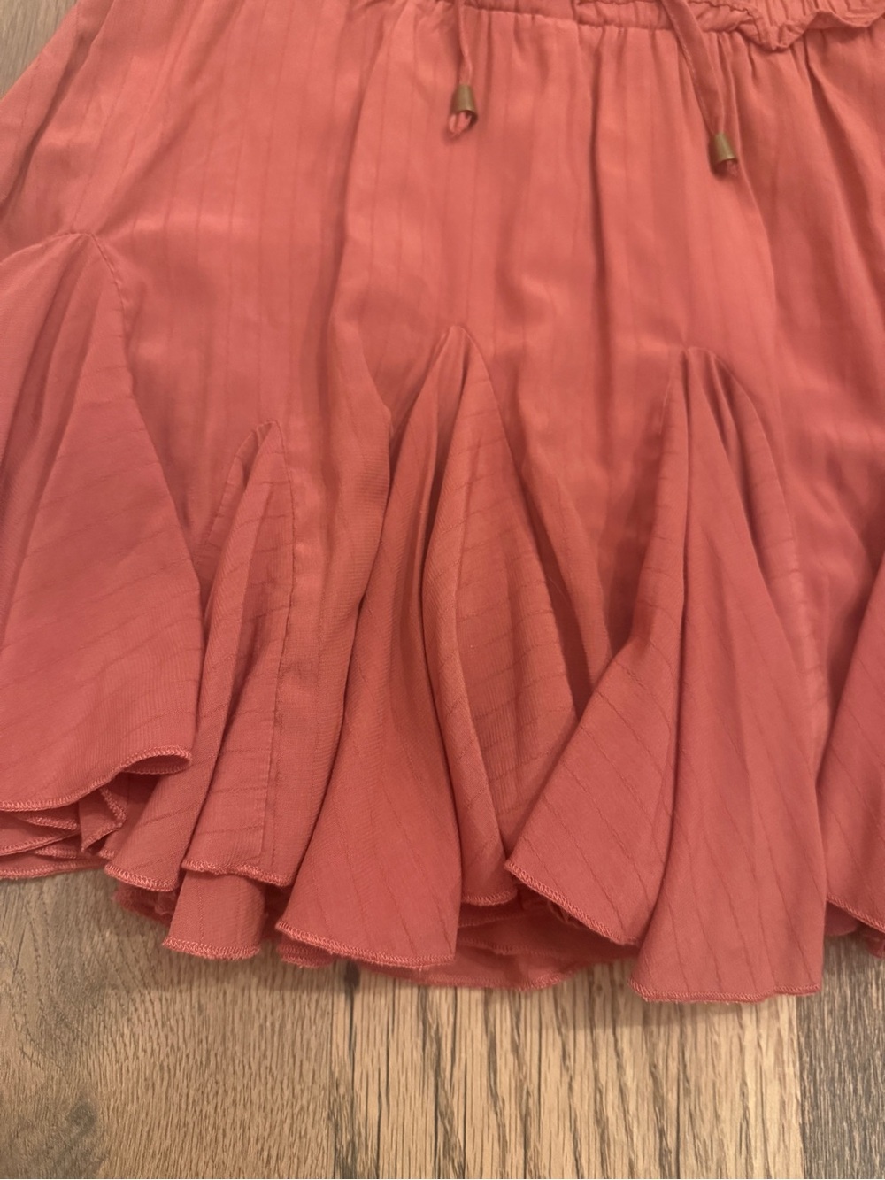 Terracotta Ruffle Skort - Picture 3 of 5